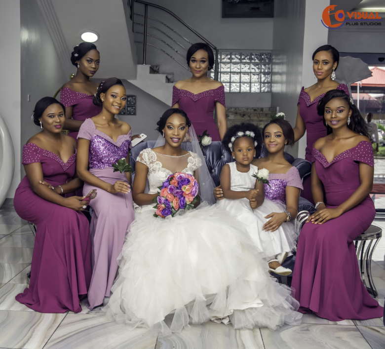 White and Purple-Themed Wedding Event in Nigeria | Visual Plus Studios