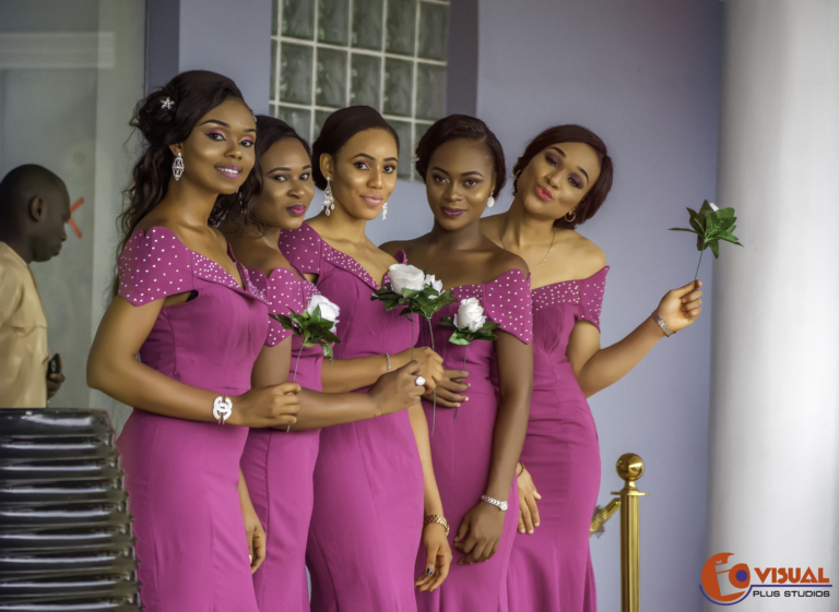 White and Purple-Themed Wedding Event in Nigeria | Visual Plus Studios